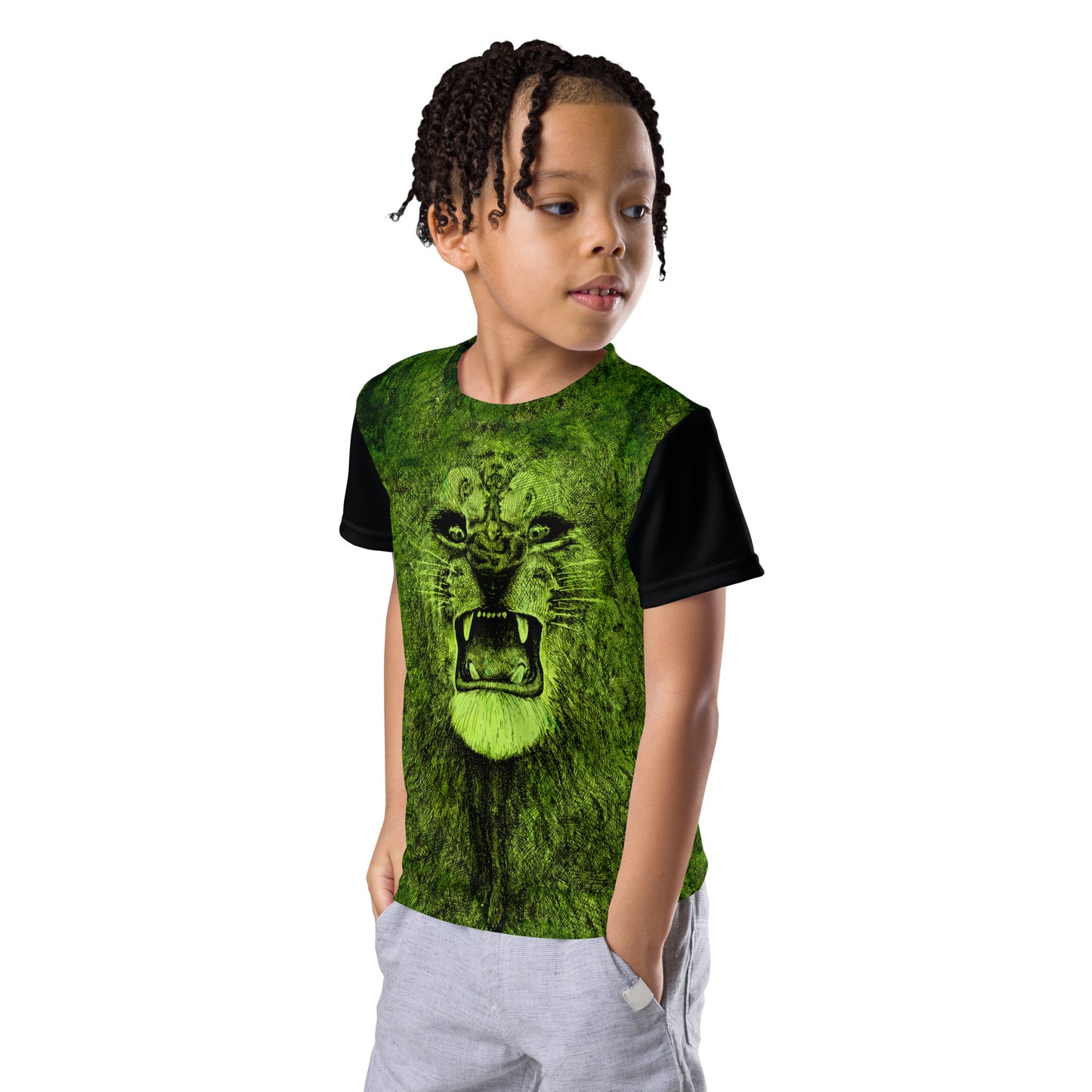 Supernatural Lion - Kids Allover Print Tee
