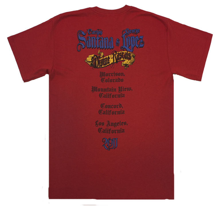 Santana - Divine Rascals Angel 2011 Tour T-Shirt