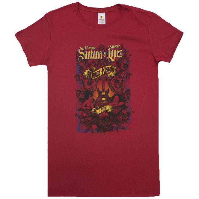 Santana - Divine Rascals Angel 2011 Tour Junior's Fitted T-Shirt*