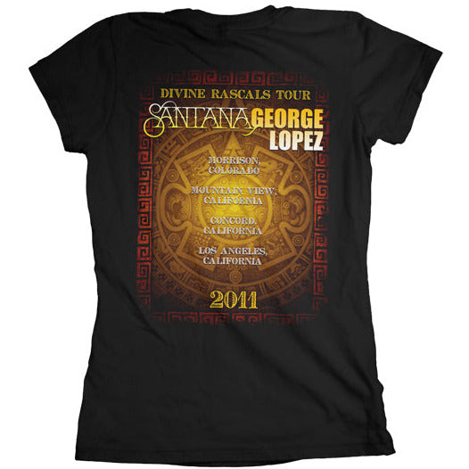 Santana - Divine Rascals Photo 2011 Tour Girls T-Shirt