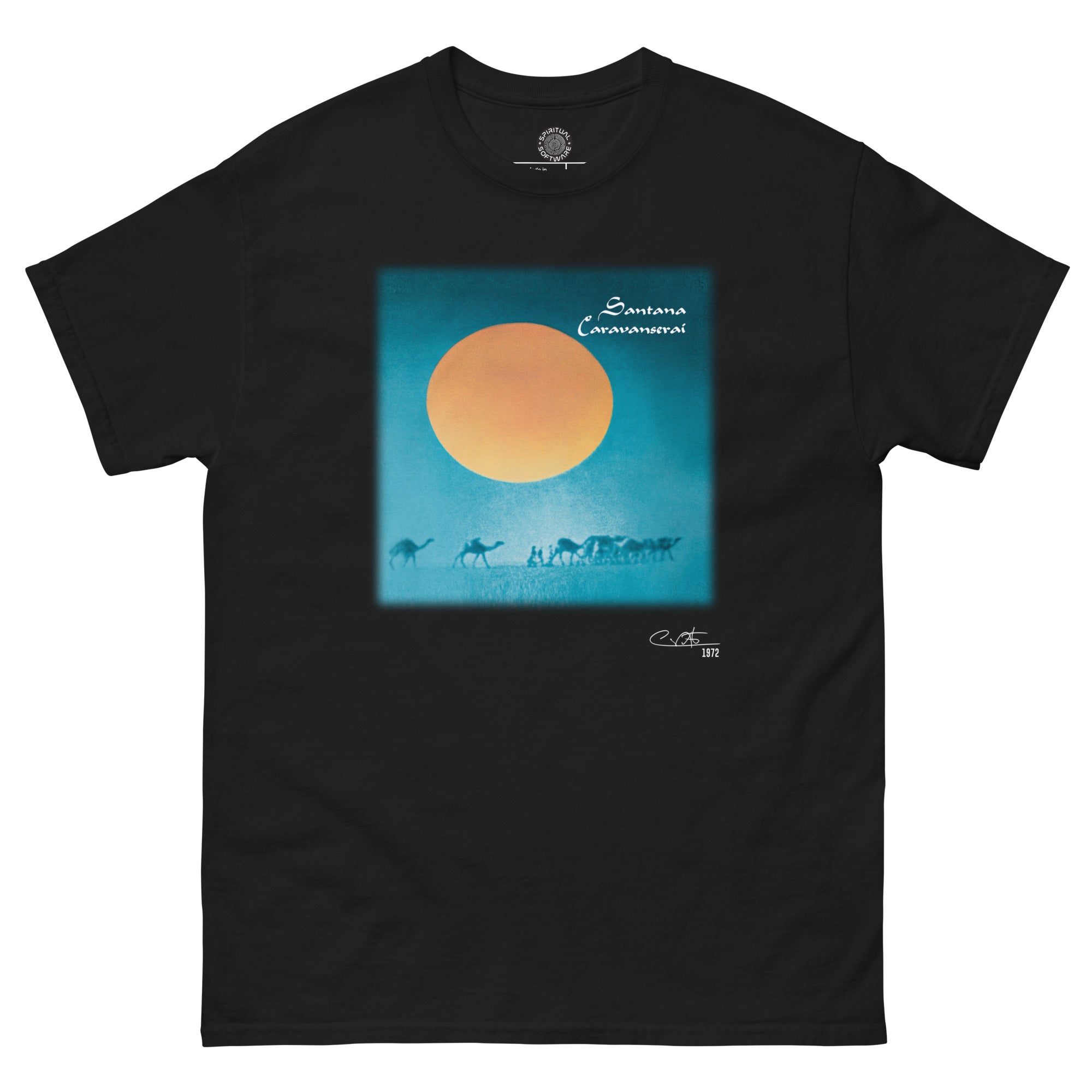 Santana - Caravanserai 50th Anniversary T-shirt Black