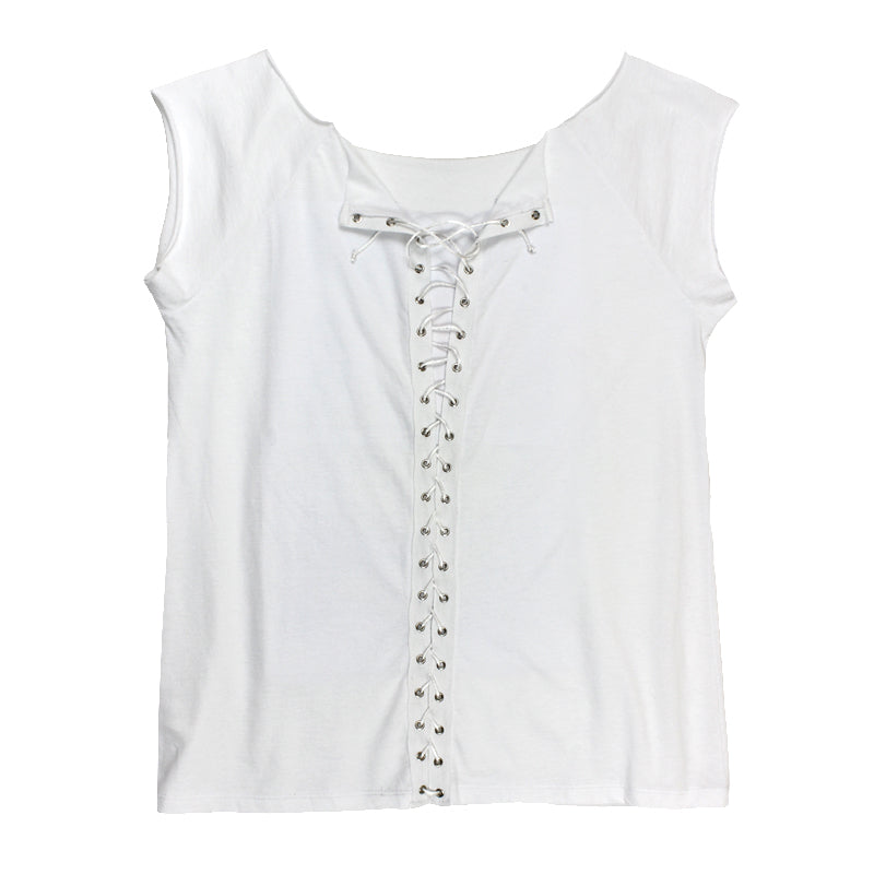 Santana - Calixto Lace Up Juniors Shirt