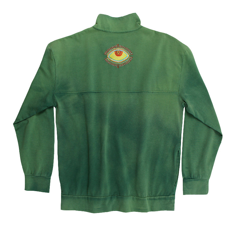 Santana - Corazon Fire 1/4 Zip Sweatshirt