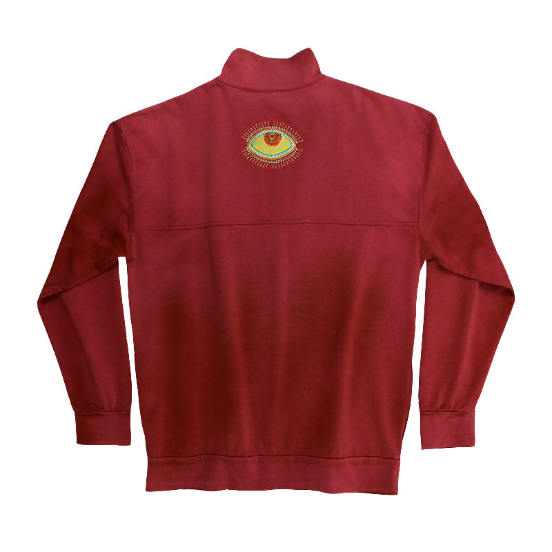Santana - Corazon Fire 1/4 Zip Sweatshirt