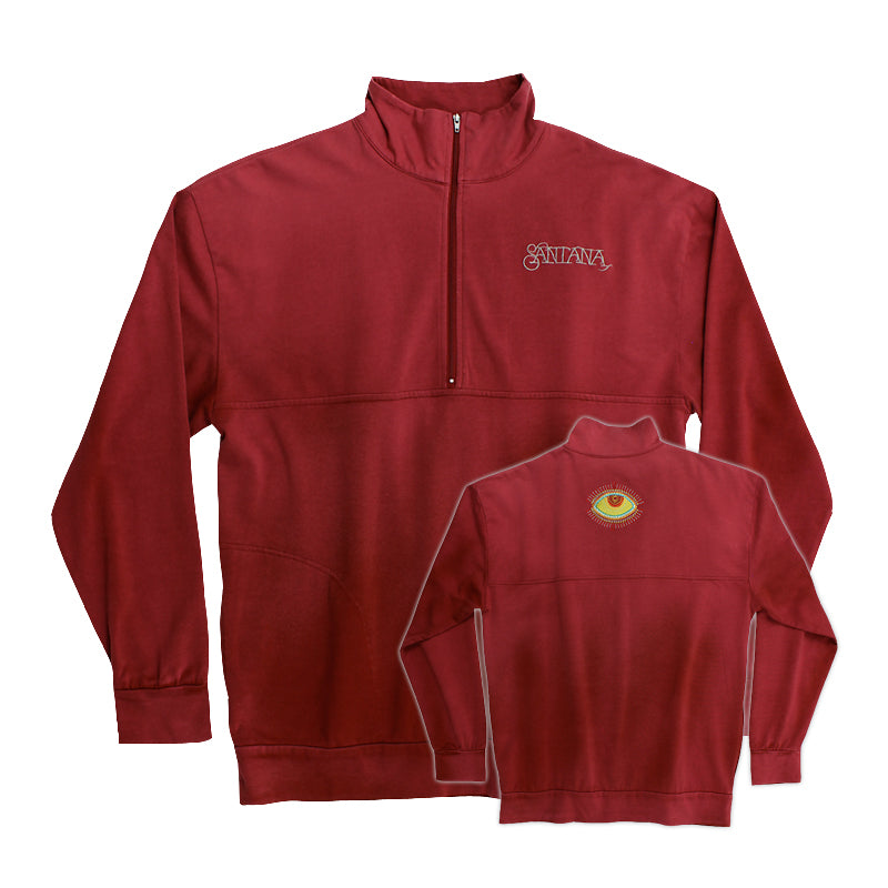 Santana - Corazon Fire 1/4 Zip Sweatshirt