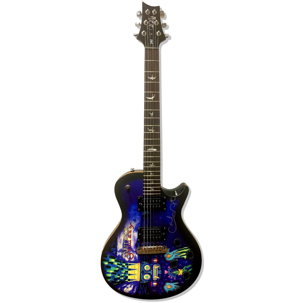 Carlos Santana Hand Signed Blessings & Miracles PRS 245 Singlecut - Limited Print Run