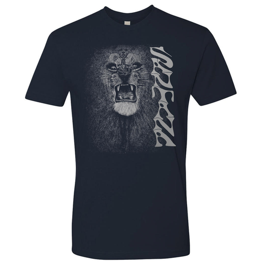 Metallic Lion Navy Tee