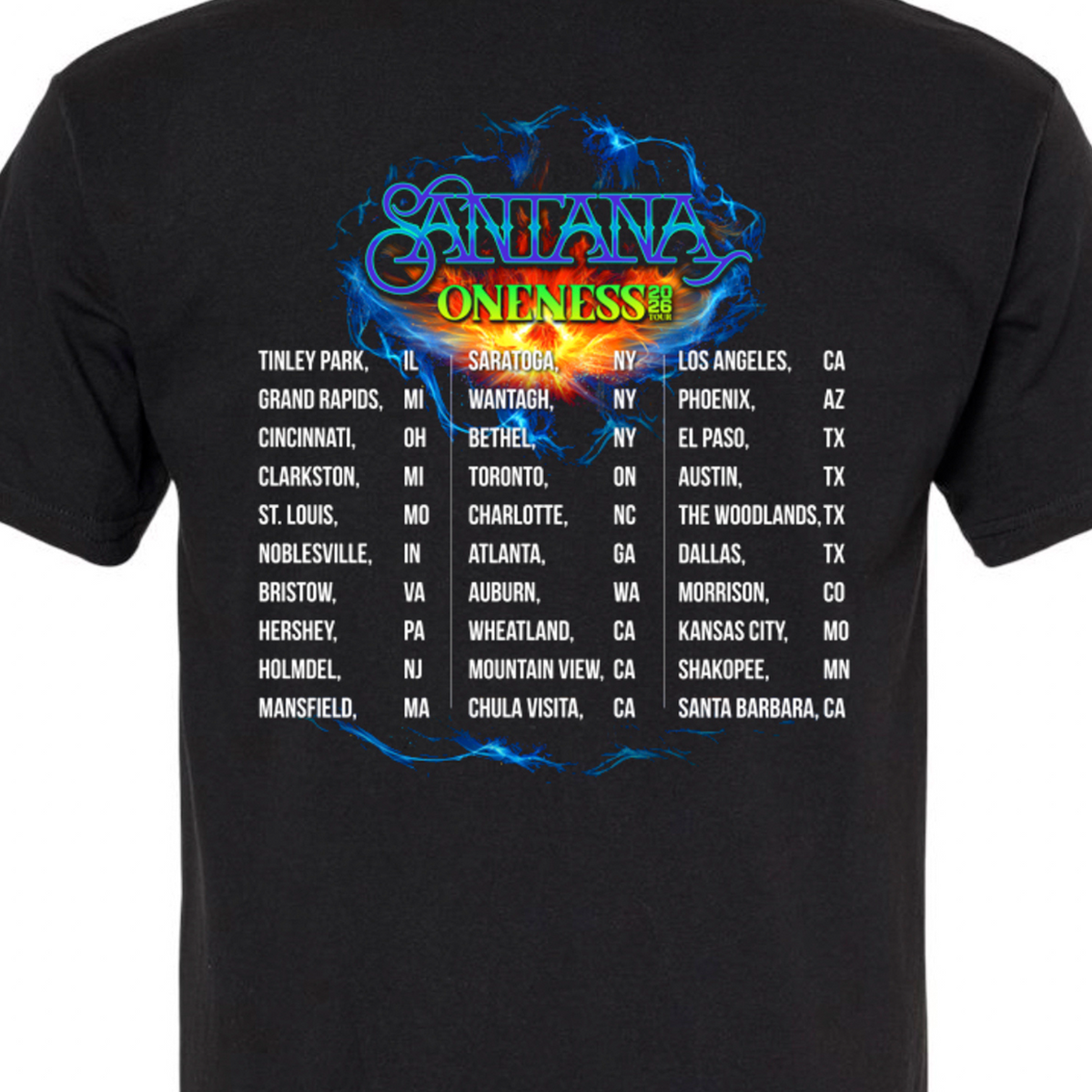 Santana - Fire and Ice Oneness Tour