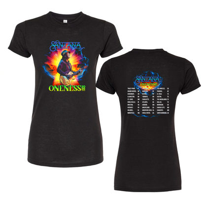 Santana - Fire and Ice Oneness Tour Ladies Tee
