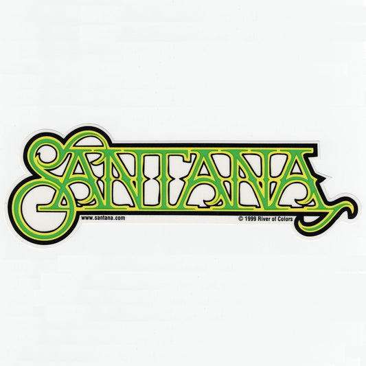 Santana Logo Sticker 7.5"