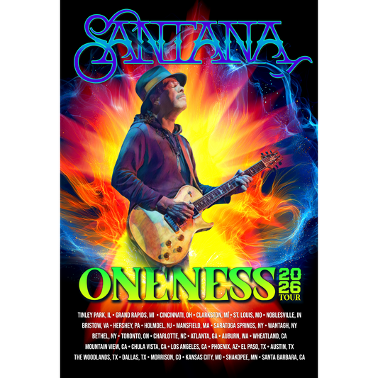 Fire and Ice Oneness Tour Poster 2026