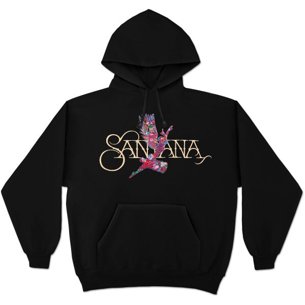 Santana Embroidered Abraxas Angel Logo Pullover Hoodie