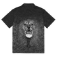 White Lion Album Art Allover Button Up Shirt - Black