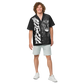 White Lion Album Art Allover Button Up Shirt - Black