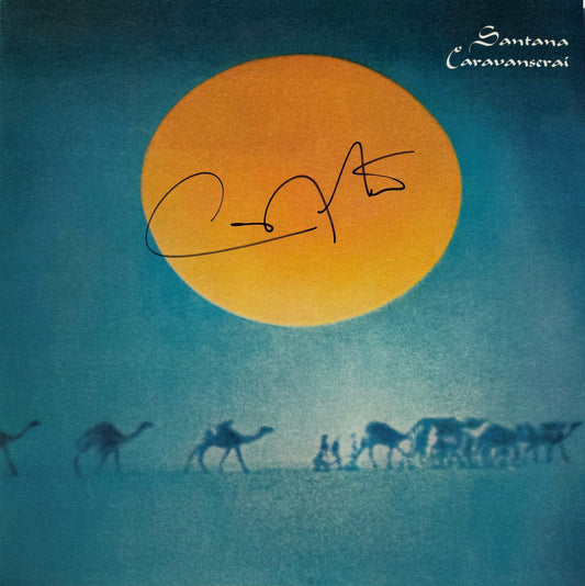 Santana Caravanserai Vinyl - Hand Signed by Carlos Santana