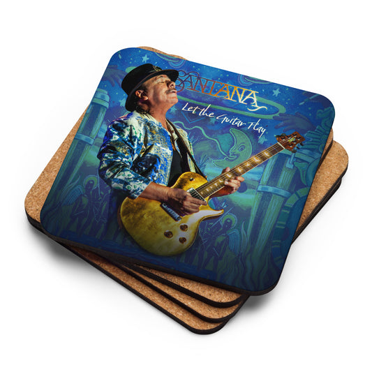 Let the Guitar Play Cork-back Coaster