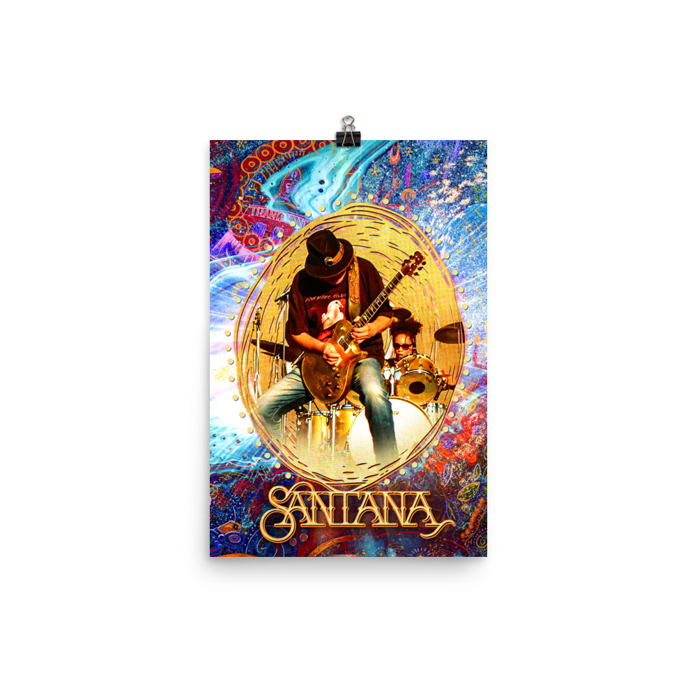 Carlos And Cindy Santana 12 X 18 Poster Carlos and cindy santana 12 x 18 poster