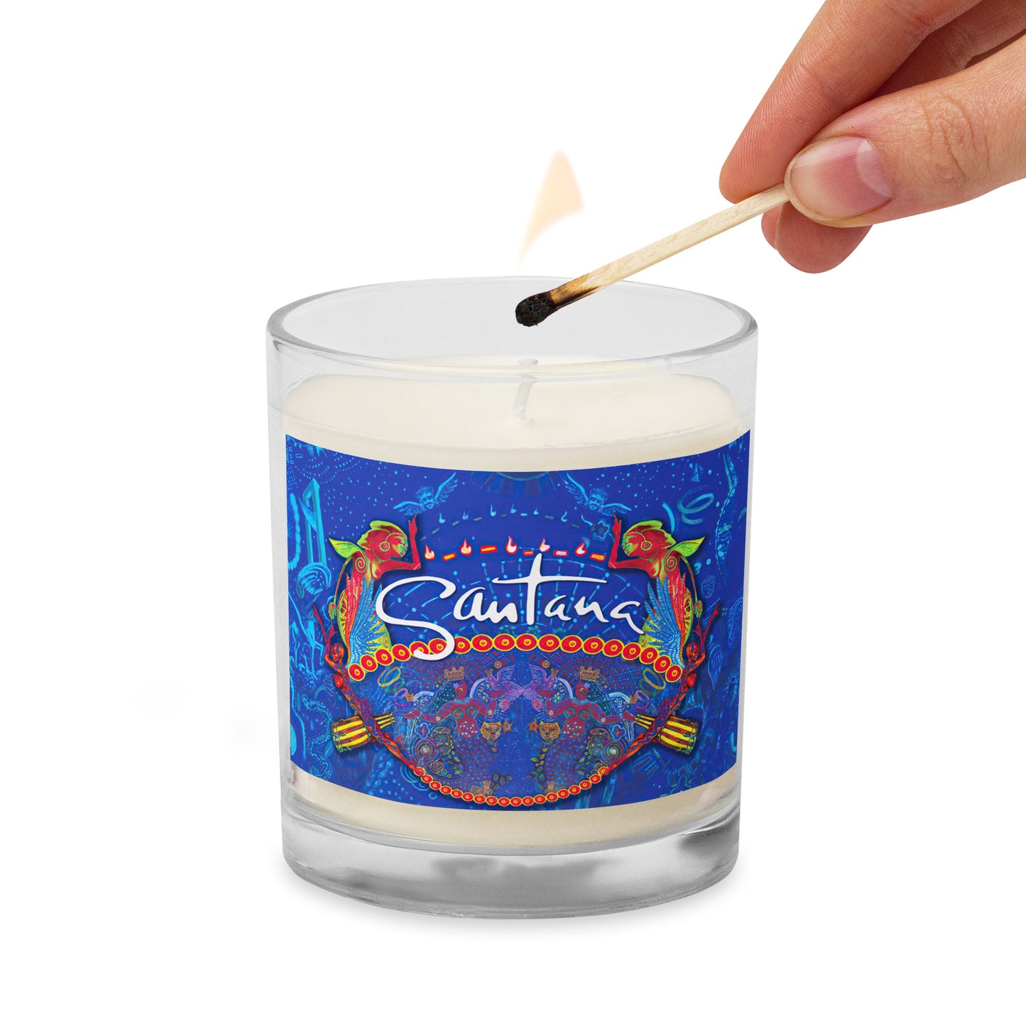 Santana Holiday Glass Jar - Soy Wax Candle