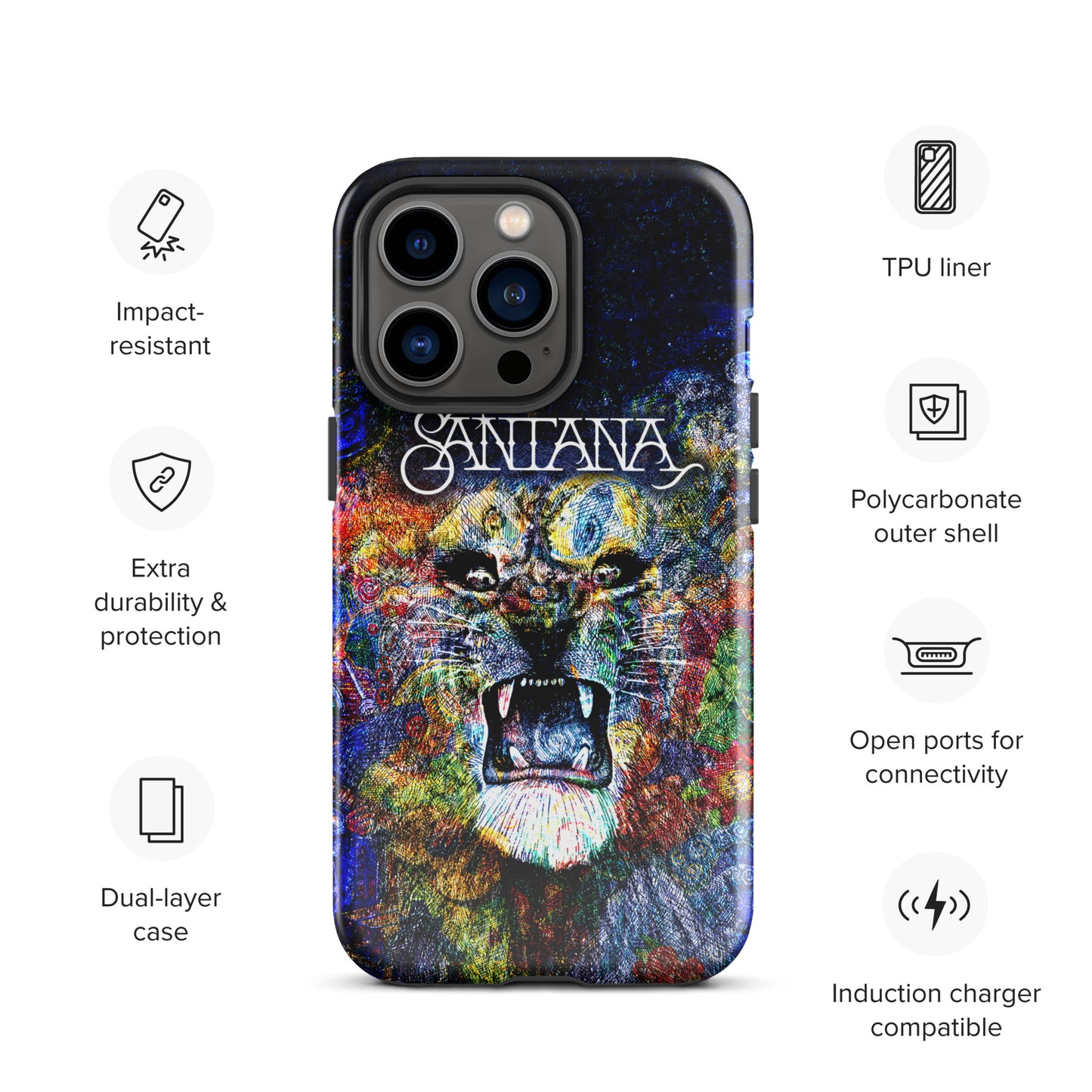 Santana Lion - Tough Case for iPhone®