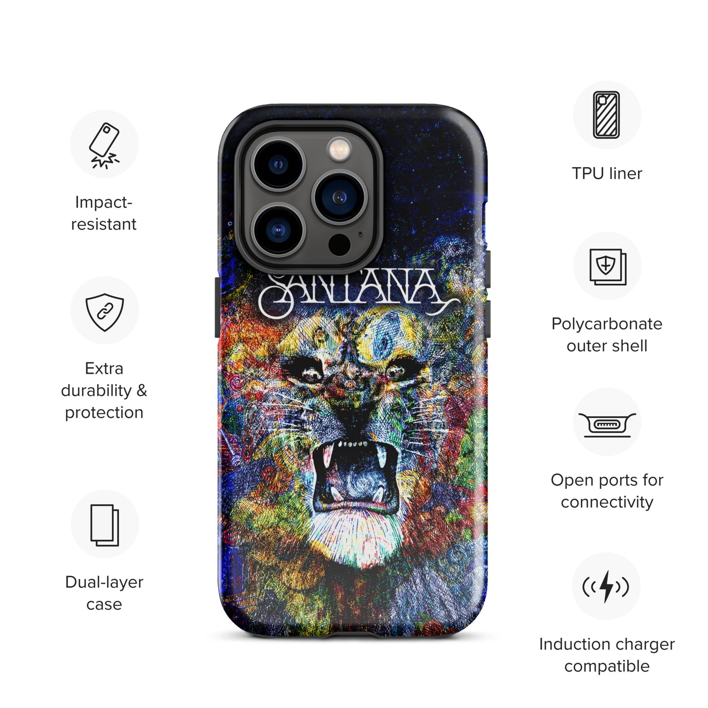 Santana Lion - Tough Case for iPhone®