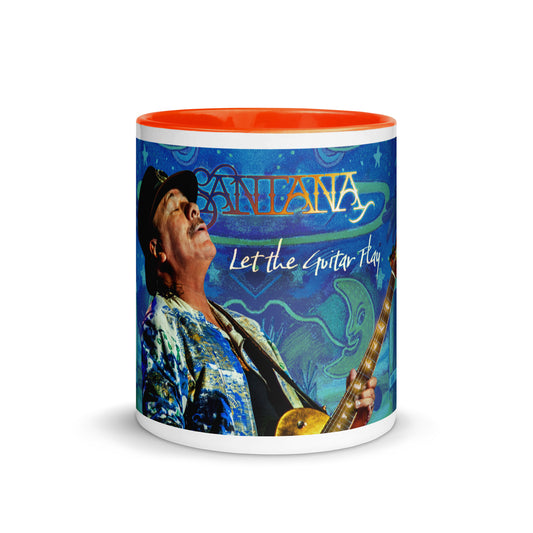 Let the Guitar Play Mug with Color Inside