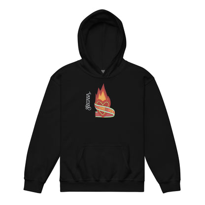 Santana Youth Heavy Blend Hoodie - Black