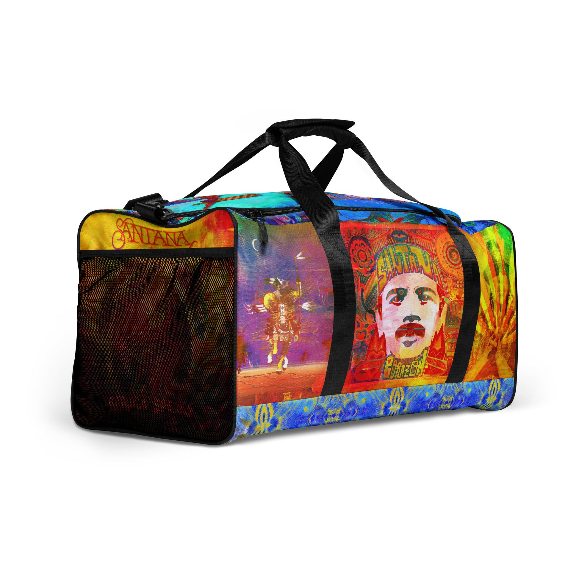 Santana Album Mash Up All-Over Duffle Bag (Print on Demand)