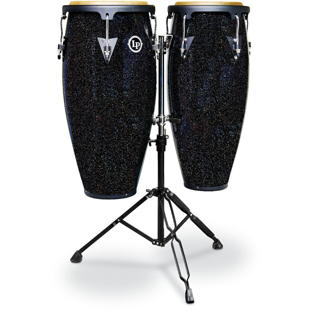 Santana Black Magic 10-inch and 11-inch Conga Set with Double Stand