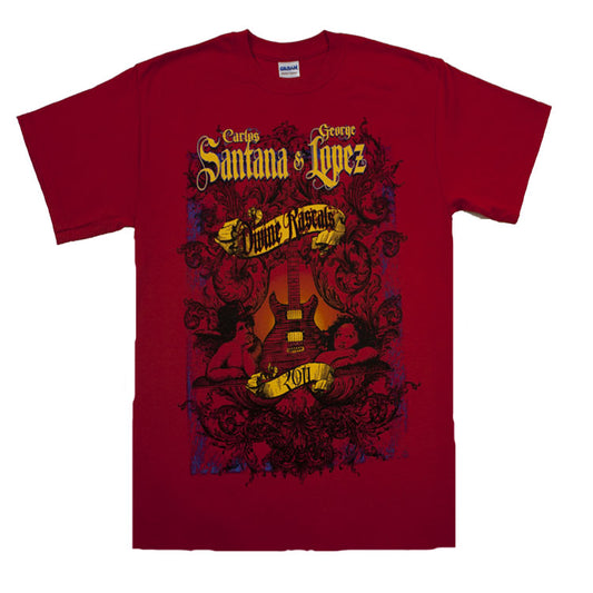 Santana - Divine Rascals Angel 2011 Tour T-Shirt