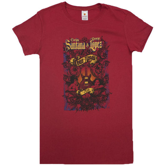 Santana - Divine Rascals Angel 2011 Tour Junior's Fitted  T-Shirt*