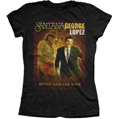 Santana - Divine Rascals Photo 2011 Tour Girls T-Shirt