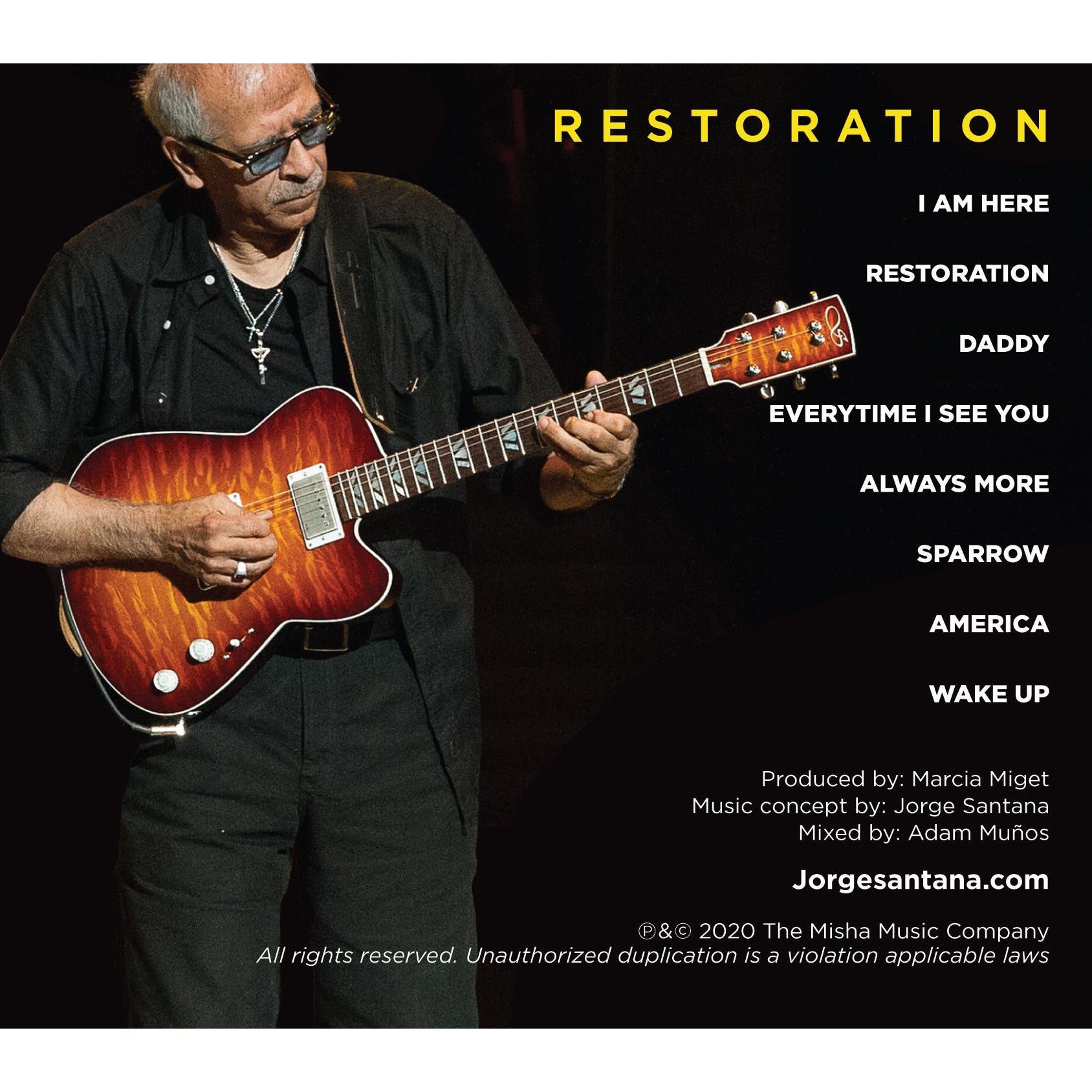 Jorge Santana - Restoration CD