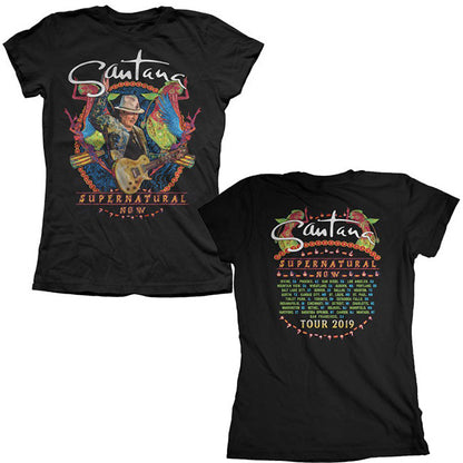 Santana - Ladies Supernatural Now 2019 Tour T-Shirt