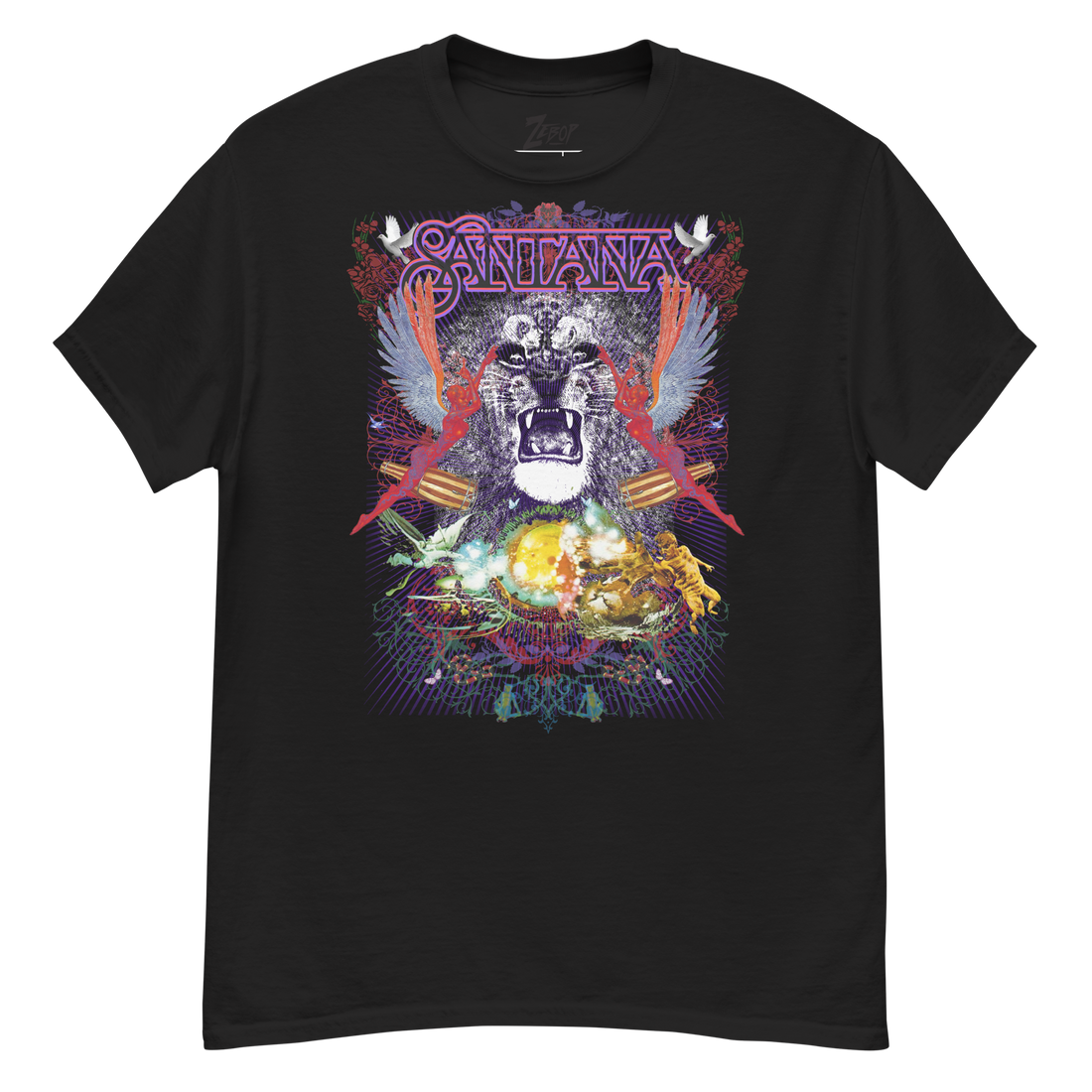 Santana - Collage Tee - Black