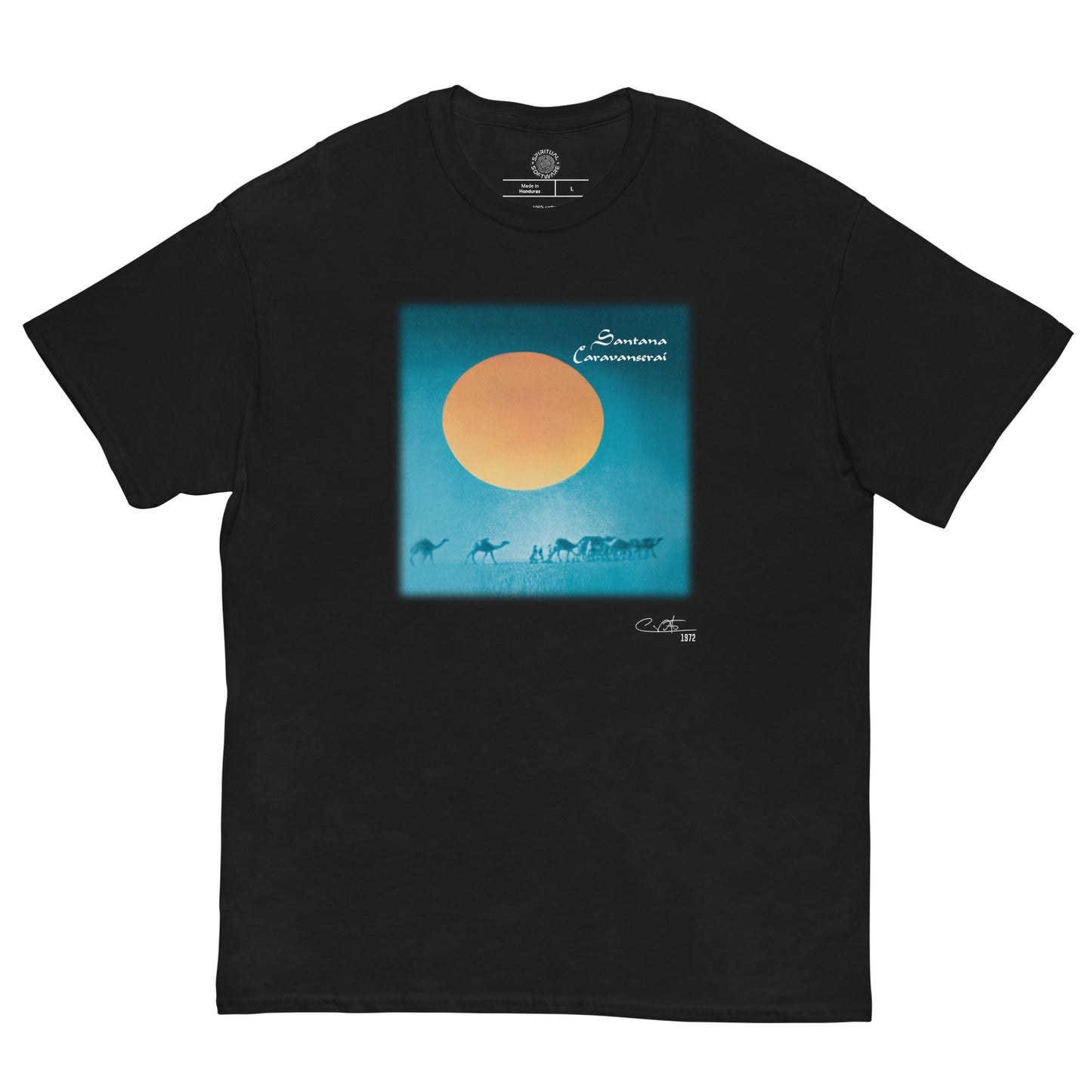 Santana - Caravanserai 50th Anniversary T-Shirt Black