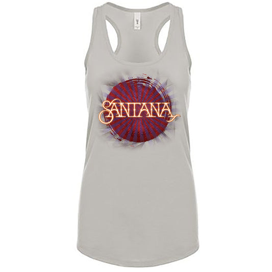 Santana - Burst Ladies Racerback Tank Top