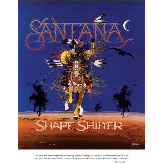 Autographed Santana Shape Shifter Lithograph