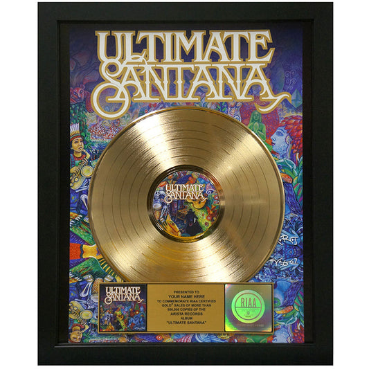 Ultimate Santana RIAA Certified Record Award